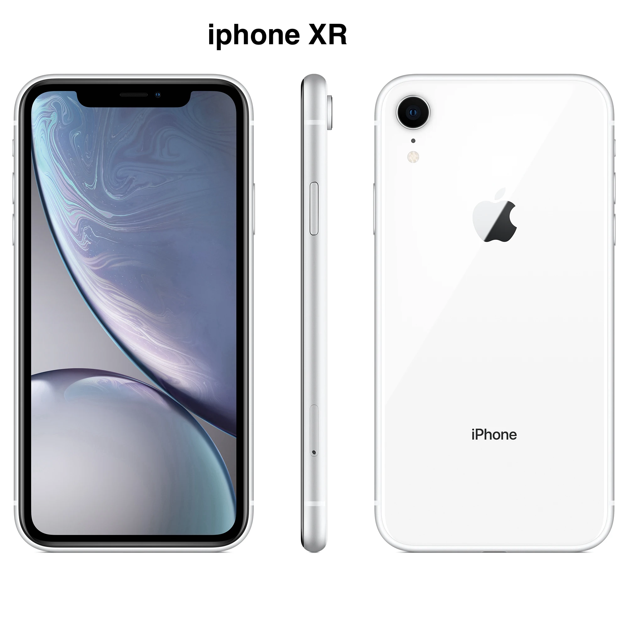 

CN/RU Used Apple iPhone XR 6.1" Retina HD Display Full Screen Mobile Phone Face ID 4G LTE Hexa-core A12 Bionic IOS Smartphone