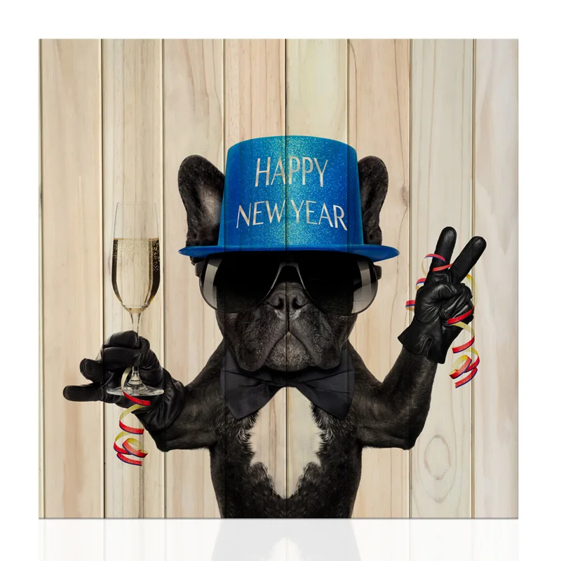 Цельнокроеное платье забавные плакаты с изображениями собак и принты Гостиная