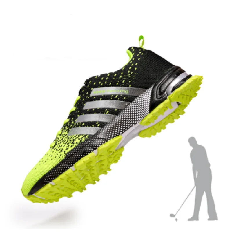 Нескользящие кроссовки для гольфа мужчин и женщин профессиональная дышащая