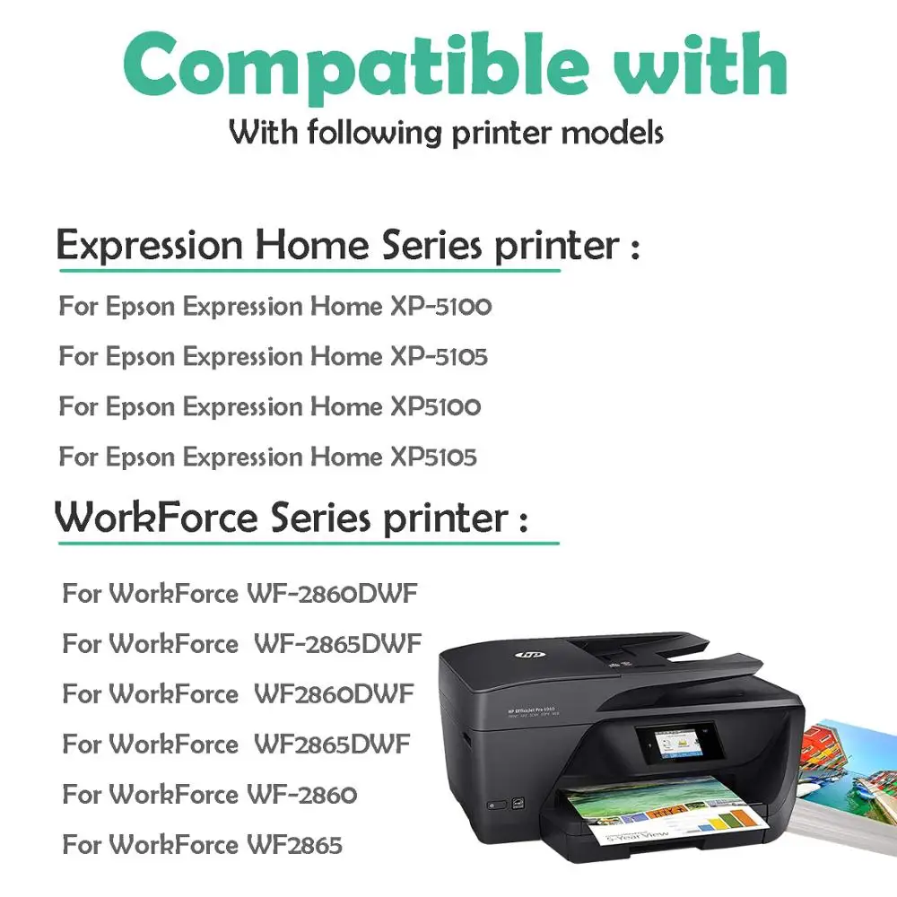 4 шт. картриджи для принтера Epson T502 XL|Чернильные картриджи| |
