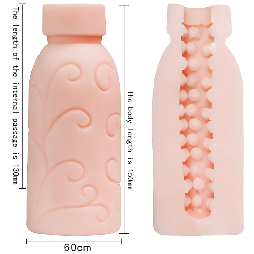 Искусственная чашка для мужской мастурбации 3D Глубокая глотка карманная киска