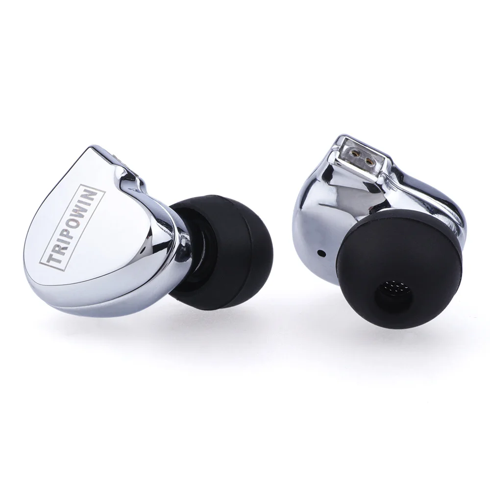 Tripowin TC 01 1DD 10 мм Si + PU драйвер Hi Fi в наушники вкладыши Наушники с металлической