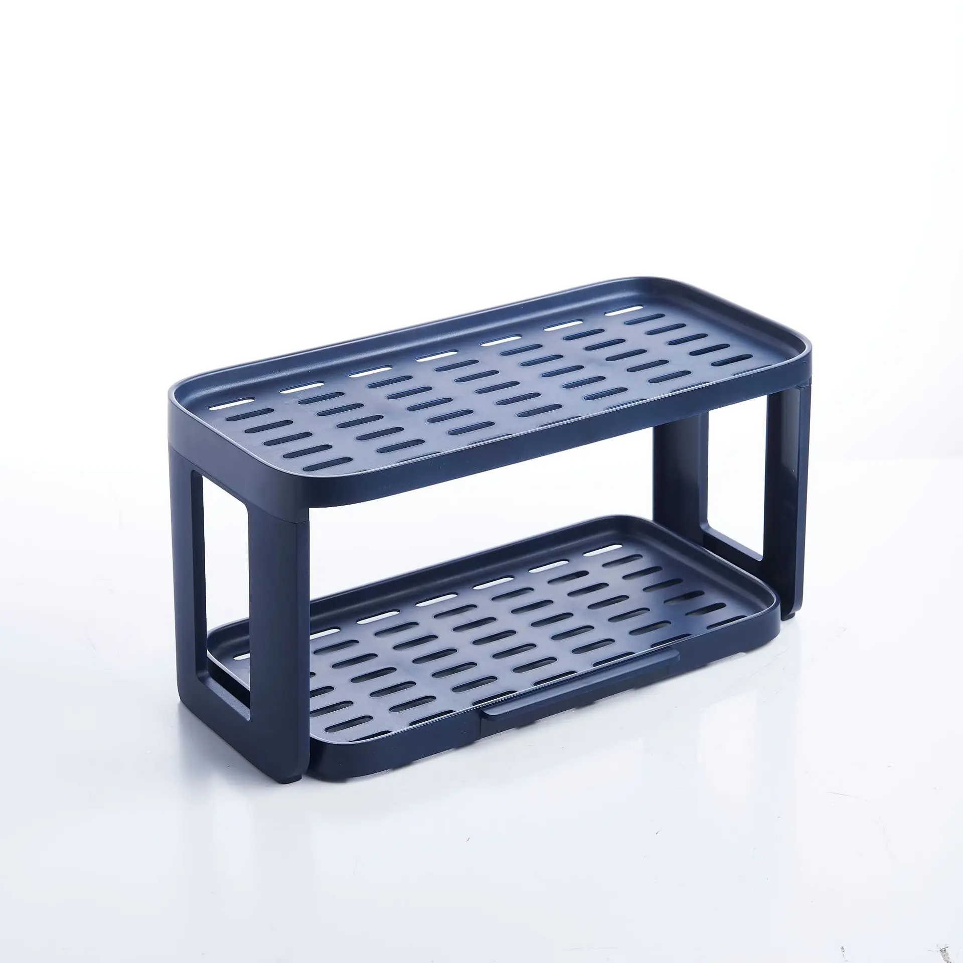 

2-Tiers Storage Kitchen Gadgets And Accessories Tableware Spice Organizer Rolling Shelf For Kitchen Spice Jars