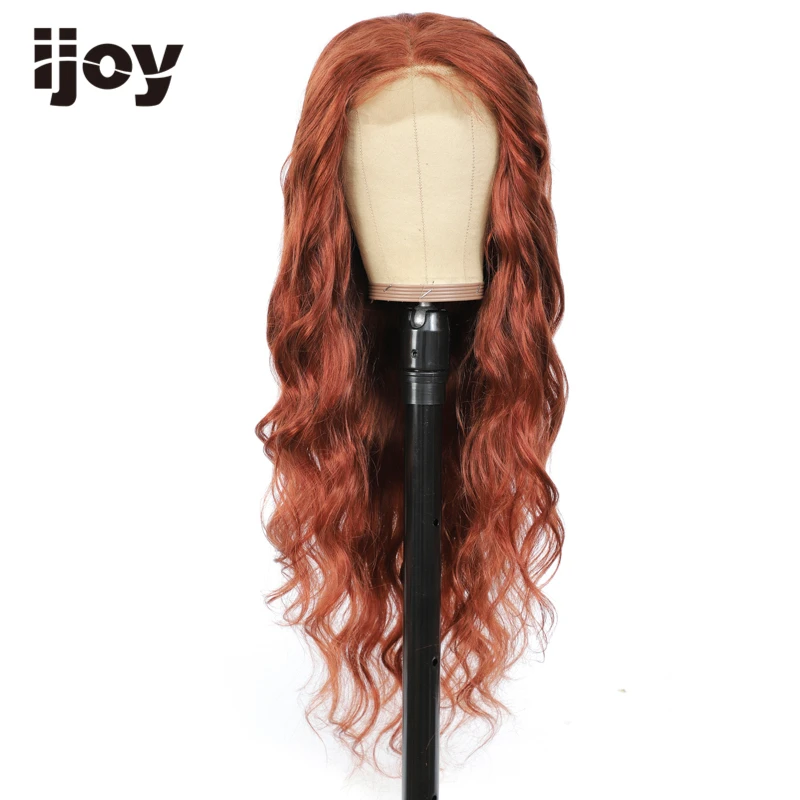Парики из человеческих волос на сетке 4X4 цветные медные красные длинные