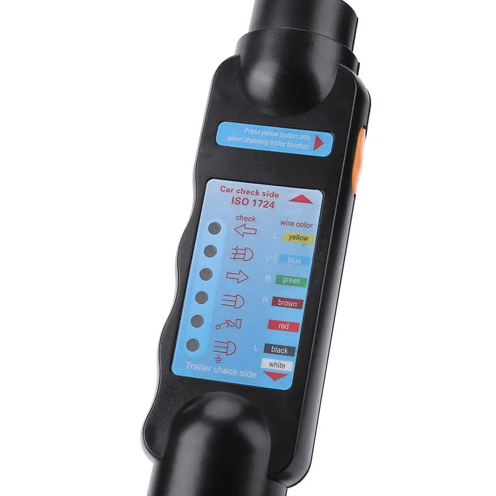 7pin автомобильный тестовый er прицеп буксировочный светильник кабель цепи