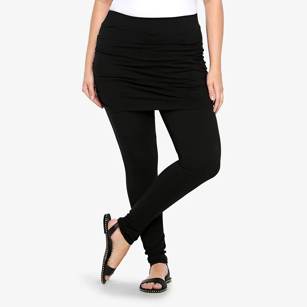 Женские леггинсы размера плюс Сексуальные облегающие плиссированные для