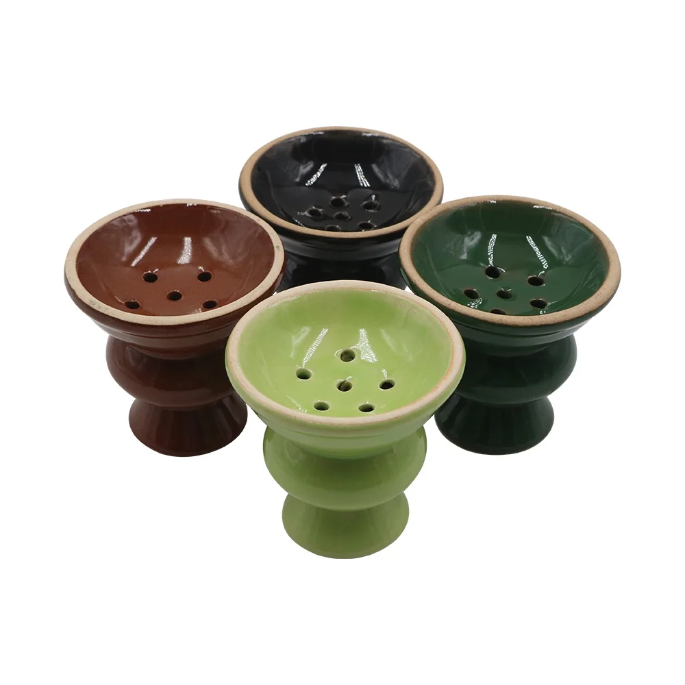 Практичный Керамика табака головка Воронка для уголь кальяна держатель тепло