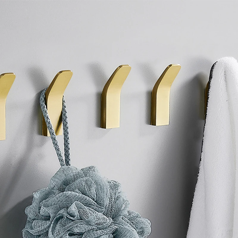 

1pcs Metal Storage Hook Free Nail Single Wall Hooks For Key Cap Scarf Decorative Wall Hook Black Golden Clothes Holder Hook