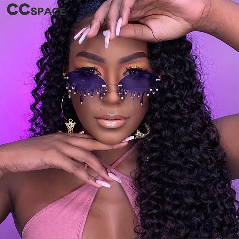 47385 капли воды бриллиант личности Забавный солнцезащитные очки для мужчин и