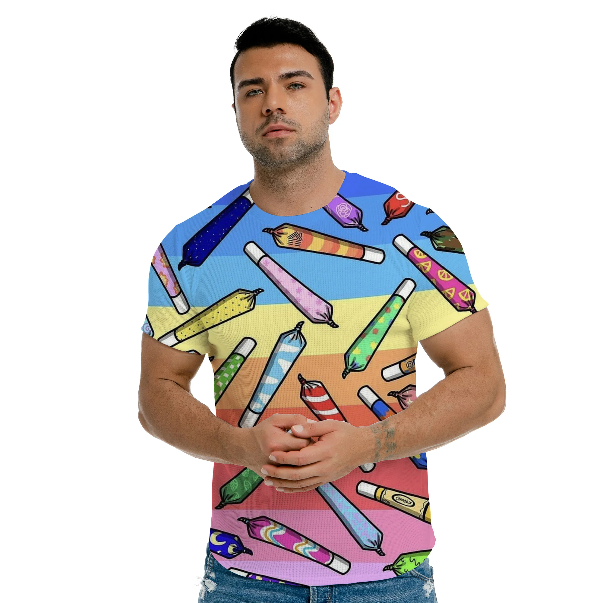 

Новинка 2021, футболка с круглым вырезом и 3D принтом, уличная мода, оригинальный Быстросохнущий топ с коротким рукавом, размер S-6XL