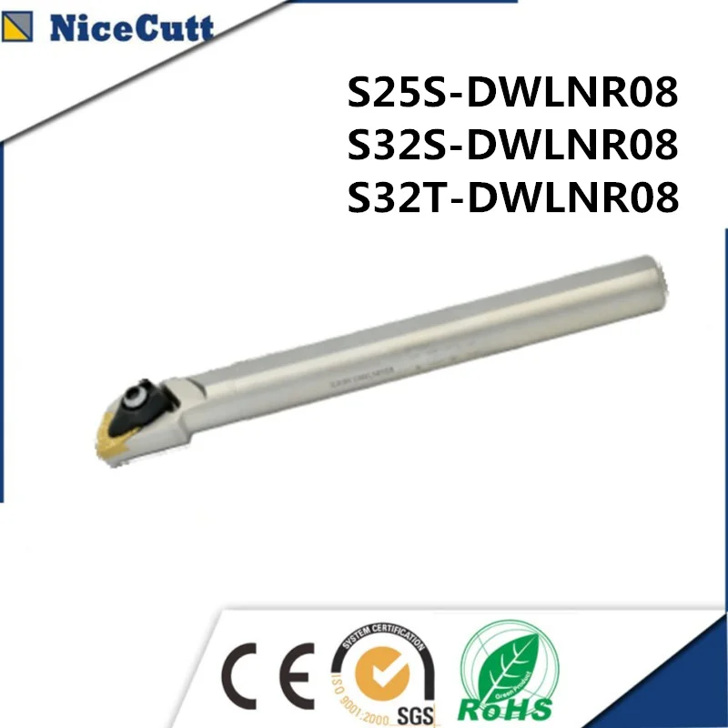 S25S-DWLNR08/S32S-DWLNR08/S32T-DWLNR08 Nicecutt внутренний токарный инструмент держатель для WNMG вставить токарный инструмент держатель