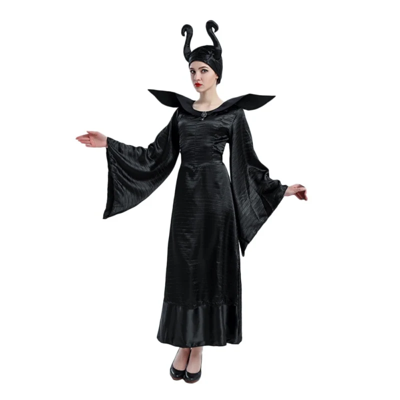 Женское платье на Хэллоуин костюм для косплея ведьмы сна летучей мыши Волшебный