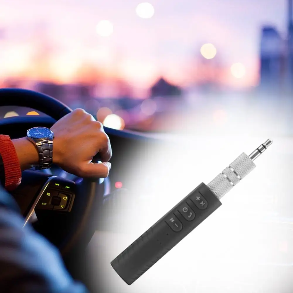 

Wireless Receiver 3.5 Mm Aux Audio Stereo Music Hand-Free Vehicle Adapter Hand-Free Vehicle Adapter