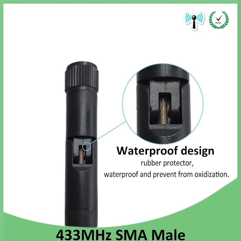10 шт. 433 МГц Антенна 3dbi GSM SMA разъем антенна антенны м + RP женщина к Ufl./IPX отрезок