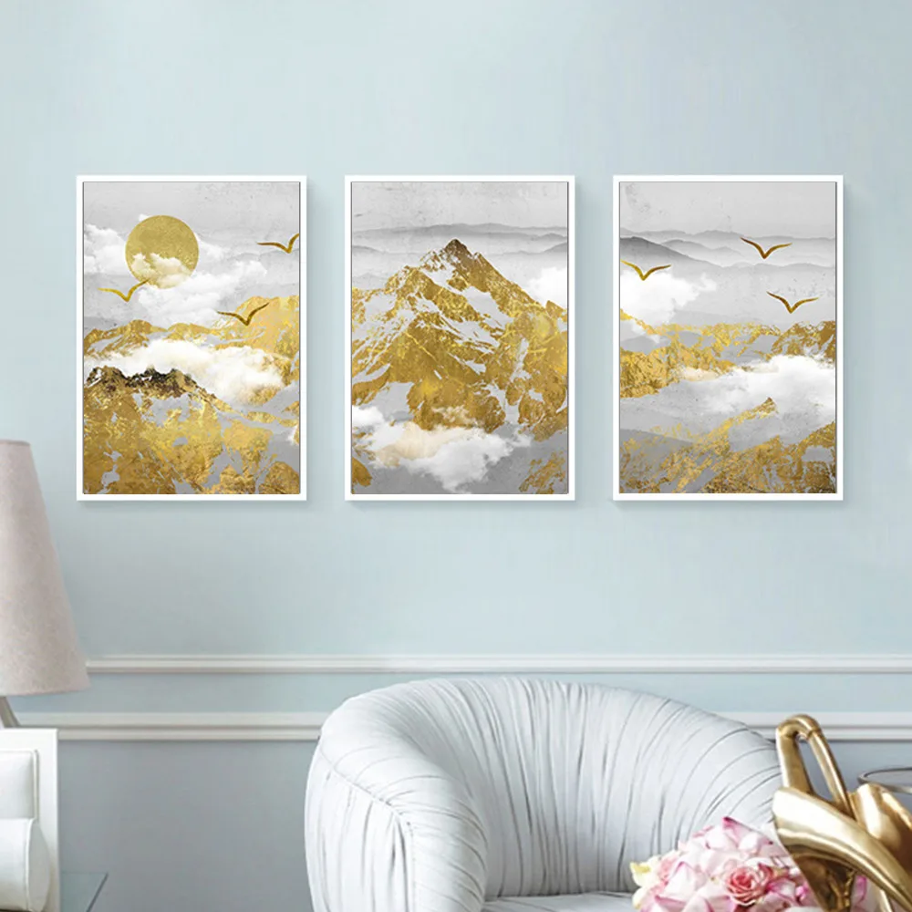 

full square round diy Diamond Painting New Scenic 3pcs Diamond Mosaic Sale Diamond Embroidery Mountain Diamond Art