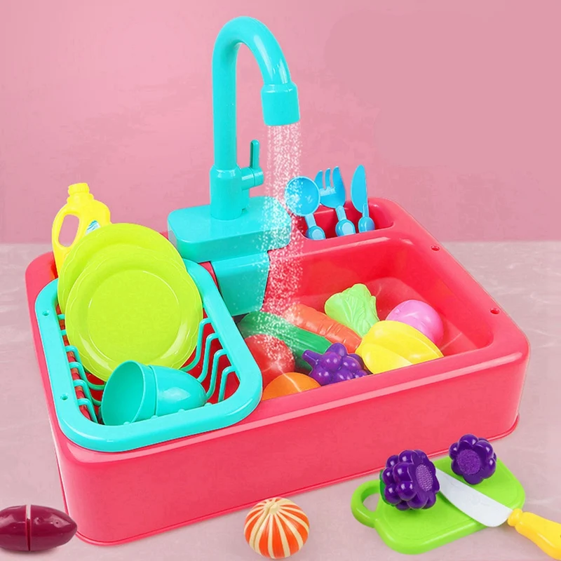 Пластиковая имитация кухонной раковины автоматическая система водного цикла