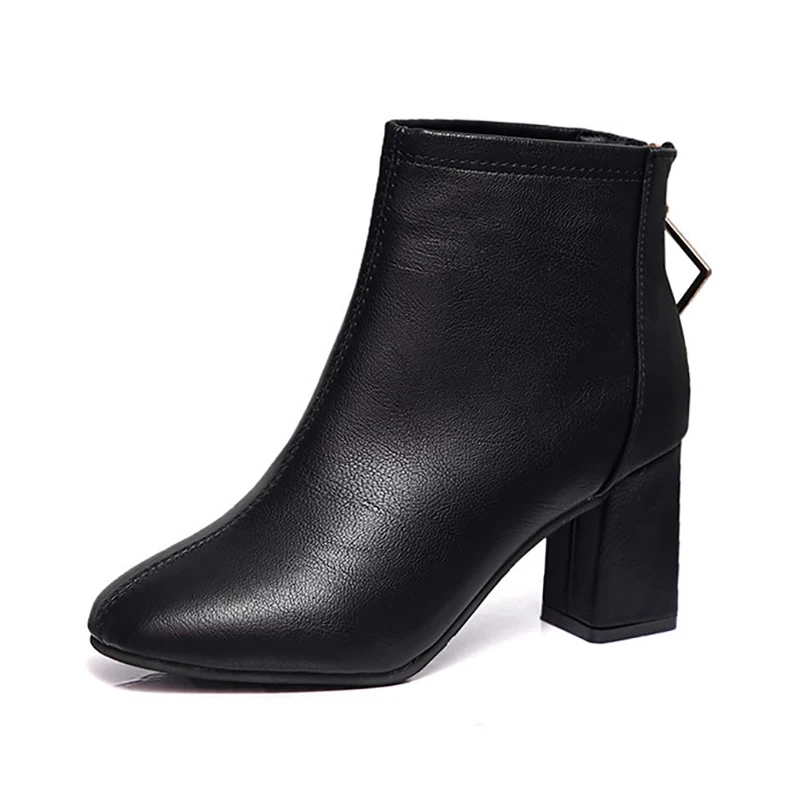 Botines Mujer коллекция 2019 года женские модные ботильоны ботинки на высоком массивном