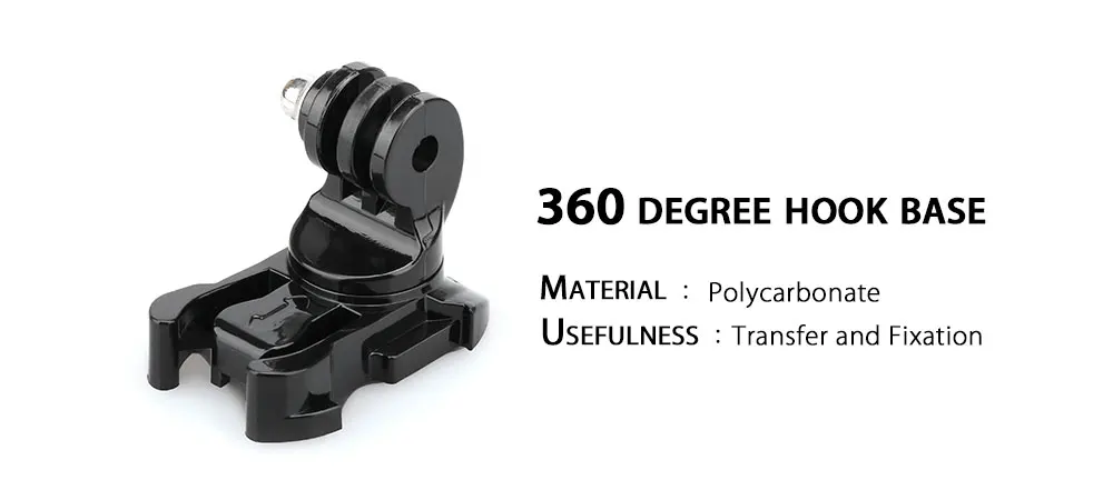 Vamson для Gopro 8 7 6 5 Аксессуары для занятий рюкзак зажим вращающийся на 360 градусов фиксированный кронштейн база для DJI OSMO для Yi 4K VP526