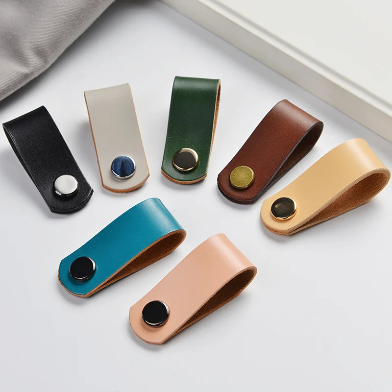 1 шт. ручка из растительного дубления с одним отверстием|Ручки шкафа| |