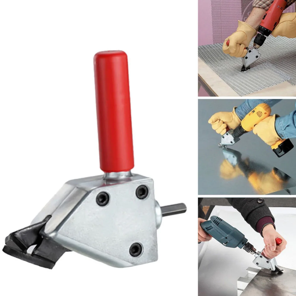 

Labor Saving Car Accessories Power Tool Plate Metal Sheet Cutter Drill Nibbler Multifunctional Ergonomic Saw Cutting Easy Use