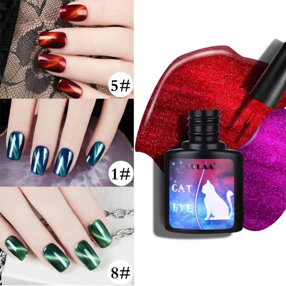 8 мл зеркальный эффект супер липкий 3D для украшения ногтей маникюрный цветной