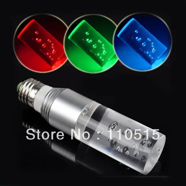 

E27 RGB LED Lamp ] 9W AC100-240V led Bulb Lamp with Remote Control multiple colour led lighting free shipping