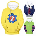 Детская толстовка с капюшоном SK8 the Infinity для косплея аниме Reki Miya с 3d принтом, пуловер, свитшот, Повседневная Уличная одежда, Рождественский костюм на Хэллоуин