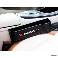 car seat gap storage box seat organizer cup phone holder for mazda axela 2 3 ms 6 cx 5 cx 4 cx3 cx5 axela demio carbon fiber