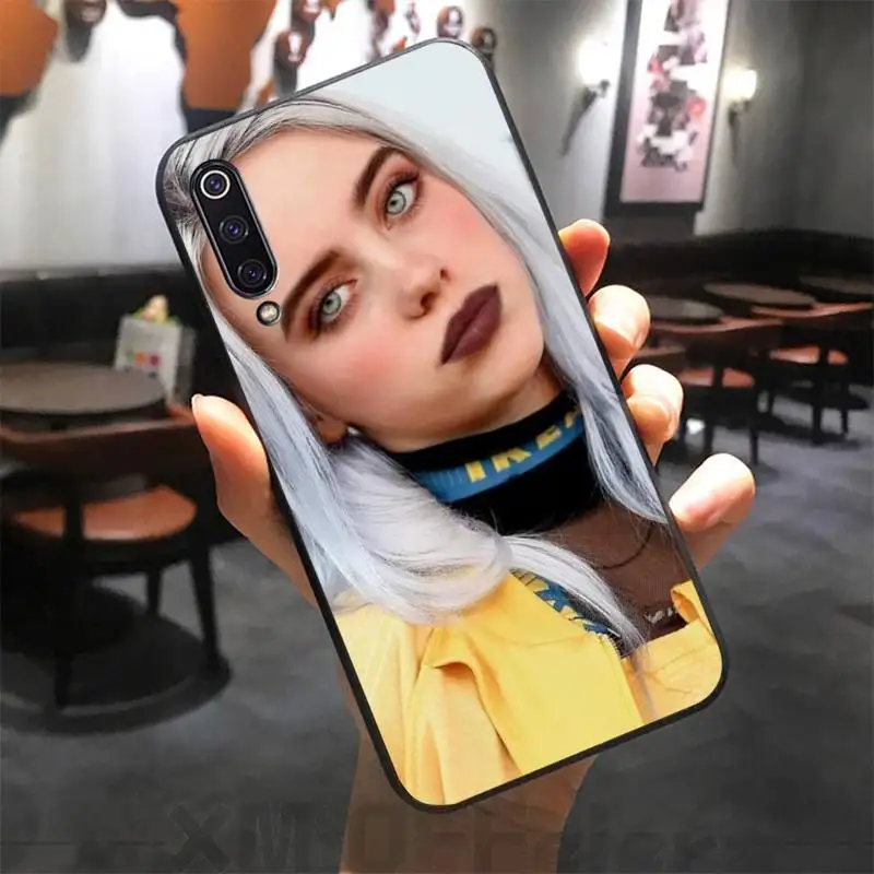 HaNismt красивый Eilish черный мягкий чехол для телефона Xiaomi mi 6 6plus a2 8 8se a2lite 8lite 9 9se