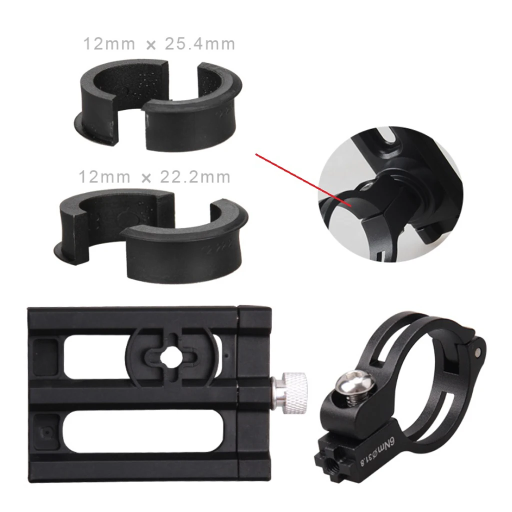 

360° Rotation Bike Handlebar Phone Mount Holder Adjustable 50-100mm