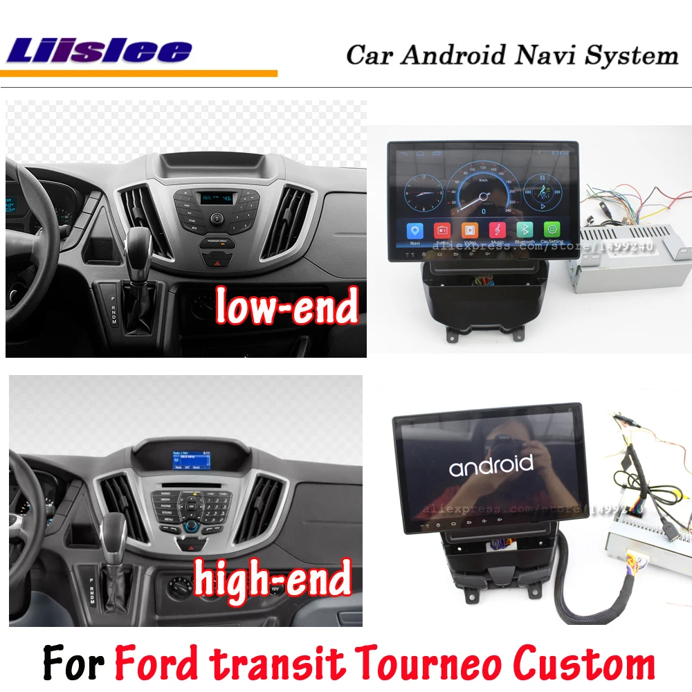 Liislee Android для Ford transit Tourneo на заказ стерео автомобильный экран Carplay Wifi BT GPS навигационная карта навигация Мультимедиа