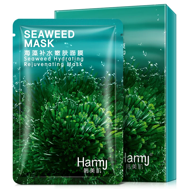 10 шт. увлажняющая омолаживающая маска для водорослей отбеливающая с контролем
