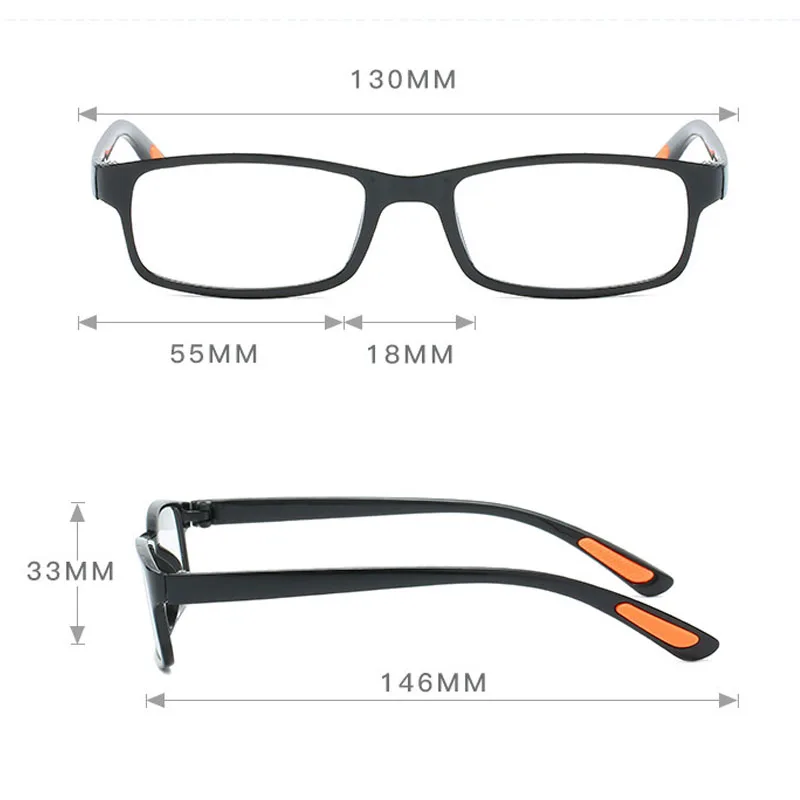 

2020 New Ultralight TR90 Reading Glasses Women&Men Anti-fatigue Presbyopia New +1.0+1.5+2.0+2.5+3.0+3.5+4.0