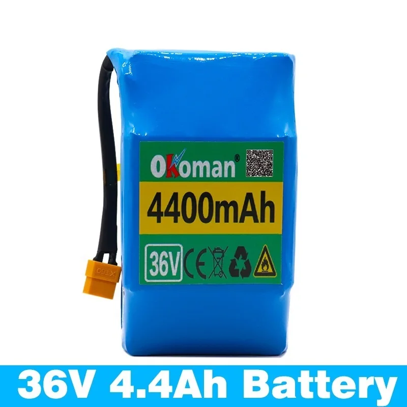 

New 36V 4.4Ah 4400 mAh high drain 2 wheels, Electric scooter balancing 18650 lithium battery pack for self-balancing fit