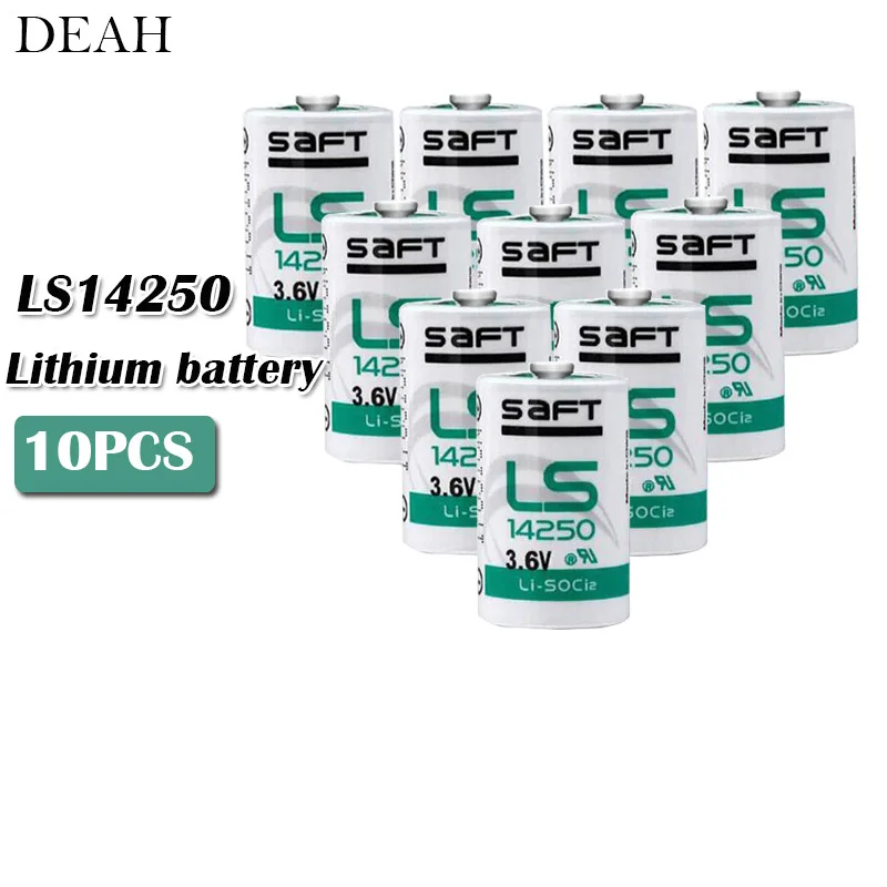 10 шт. 3,6 В SAFT 14250 LS14250 1/2 AA 1/2AA основная батарея LS14250 для измерительного электронного оборудования литиевая батарея plc