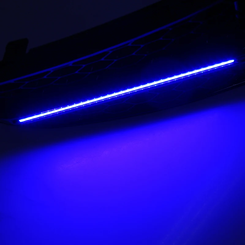 Posbay передний нижний бампер светодиодный DRL Противотуманные фары Чехлы Нижняя