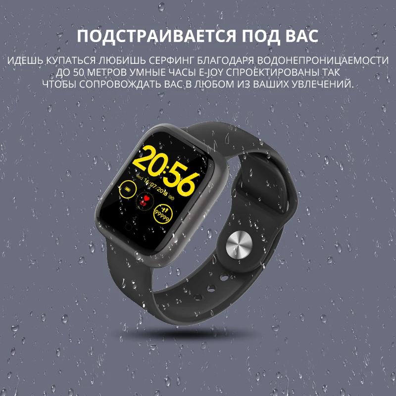 1MORE omthing Умные часы E-Joy бренда 2.5 D Закаленное Экрана 1 3 дюйма До 15 дней без