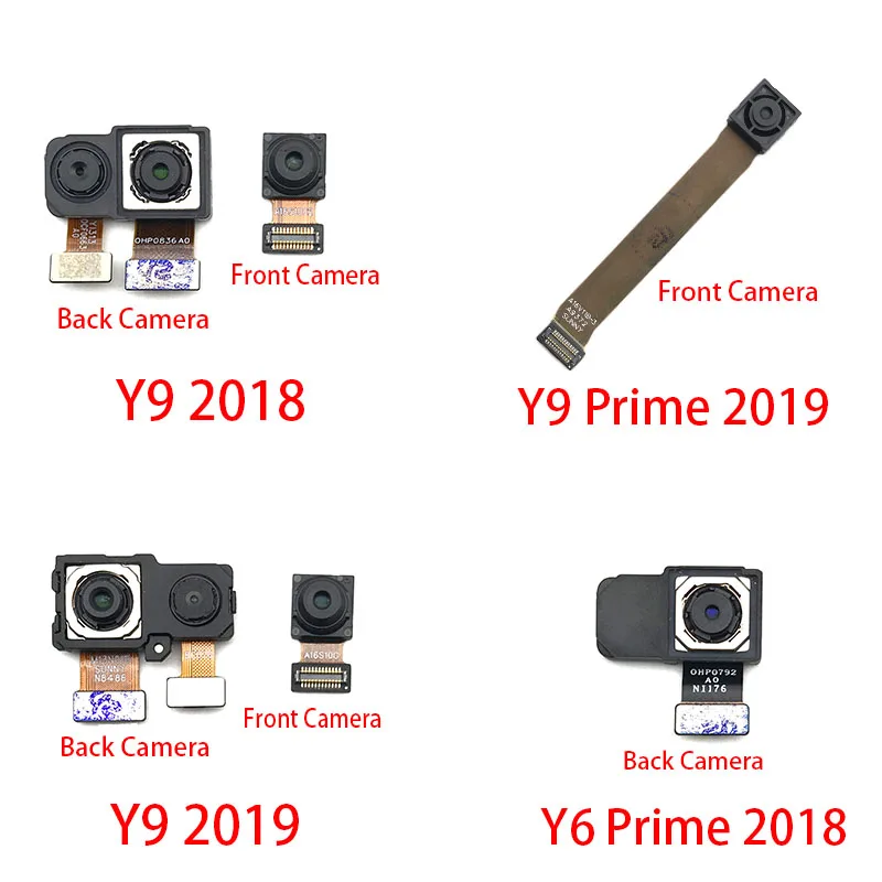 For Huawei Y6 Prime Y7 Pro Y9 2018 2019 Camera Rear Front Flex Cable IC Connector Big Small Motherboard Replacement | Мобильные