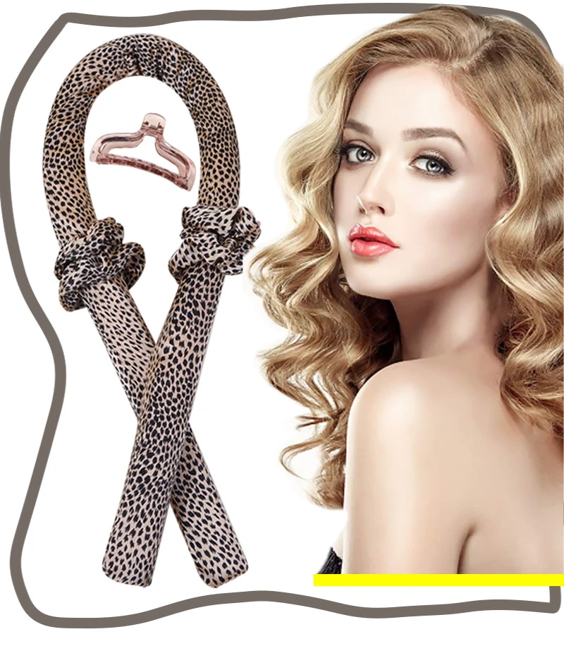 

Heatless Hair Curlers No Heat No Damage Spiral Curlers for Long Dense Sparse Hairs Sleeping Curling Rod Make Hair Soft And Shiny