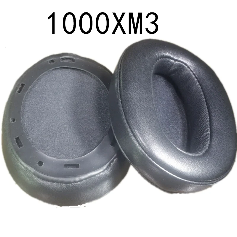 Replacement Sheepskin Ear Pads Ear Cushion For SONY MDR-1000X WH-1000XM3 Headphones Foam Ear Pads Memory Cover Cups