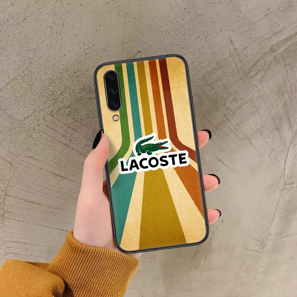 

LACOETE French Luxury Brands Phone Case For Samsung Galaxy A 3 5 7 8 10 20 20E 21S 30 30S 40 50 51 70 71 black Coque Soft Shell