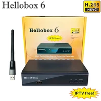 hellobox6 satellite tv receiver h 265 hevc 1080p multistreamt2mi tv box decoder dvb s2 satellite tuner receptor
