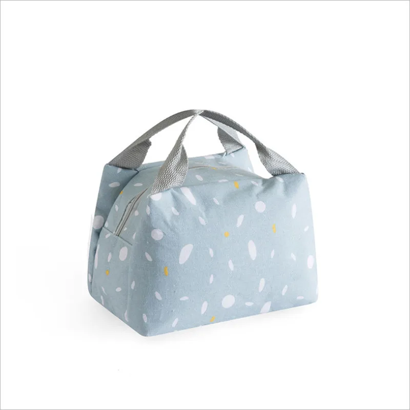 Тепловой охладитель Ланч-бокс с принтом листьев функциональный портативный