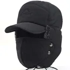 3 в 1, зимняя теплая шапка-бомбер из искусственного меха