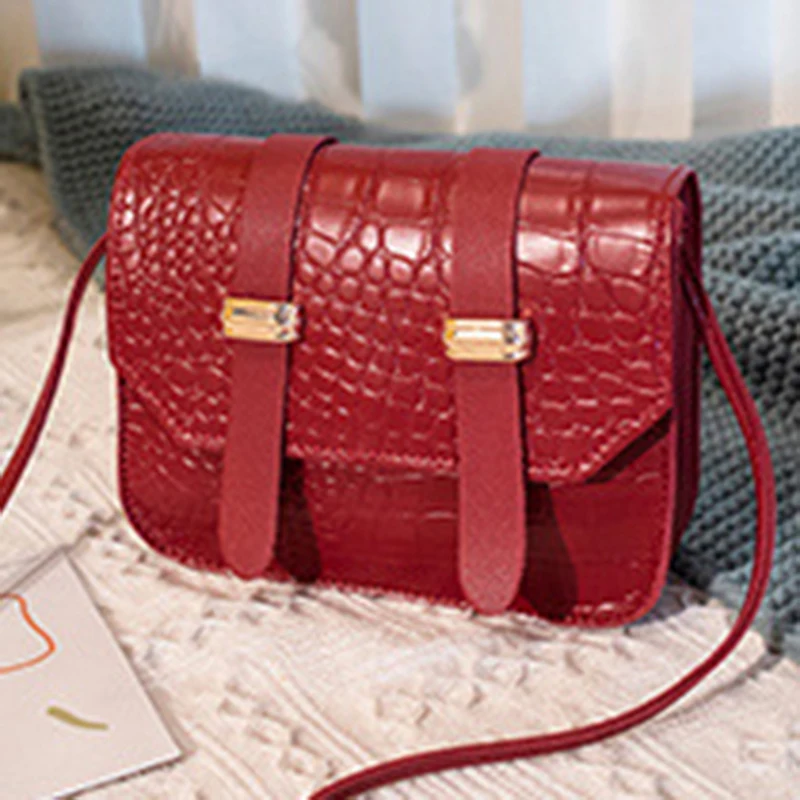 

Fashion Ladies Pattern Shoulder Bag Adjustable Magnetic Buckle Cellphone Crossbody Female Trend Flap