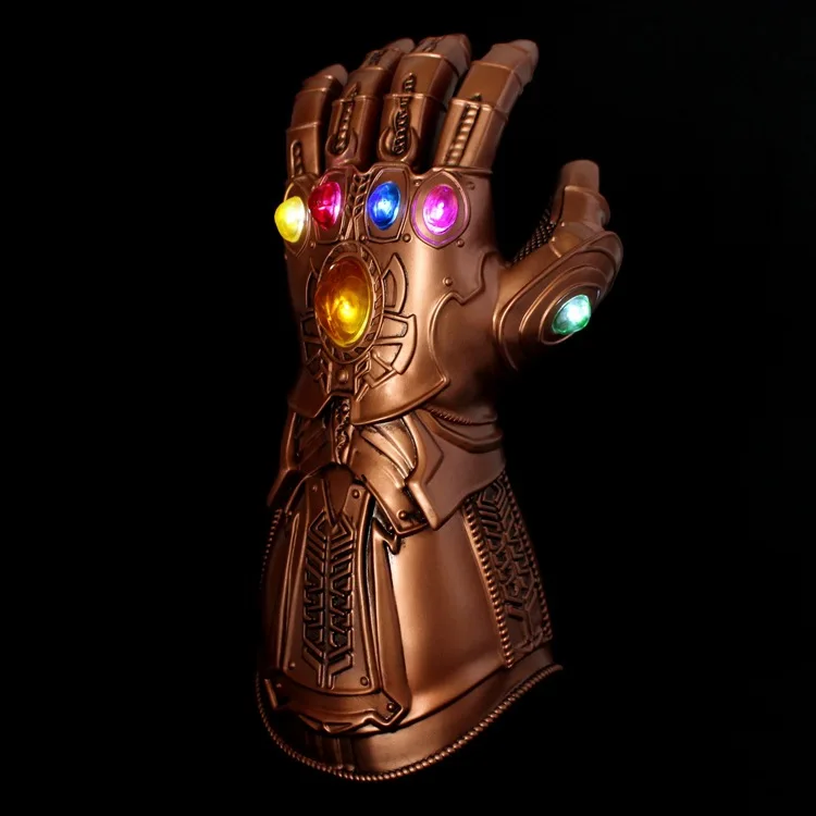 Мстители 4 эндигра танос Led Infinity Gauntlet Косплей костюмы Бесконечность камни война