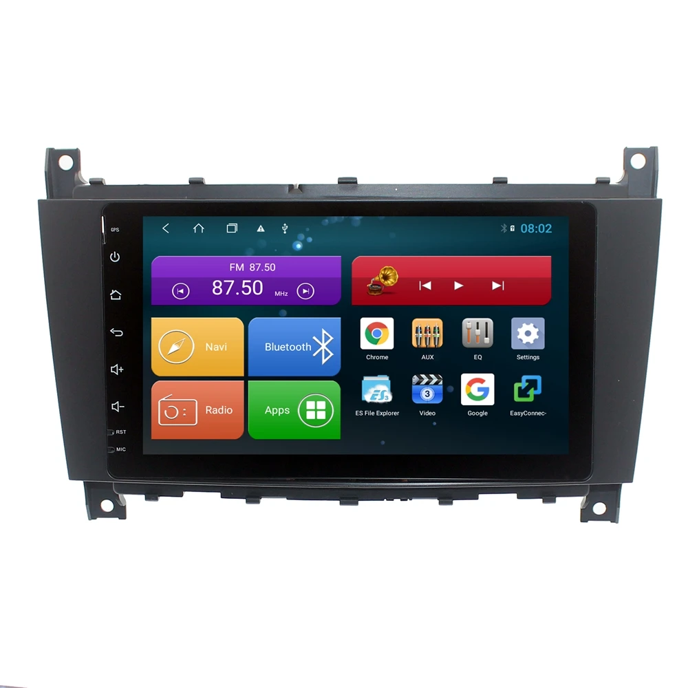 Автомагнитола с GPS 8 дюймов 4 Гб ОЗУ/64 ПЗУ Android 1 для Mercedes Benz C Class W203 C200 C230 C320 CLK 200 CLK350