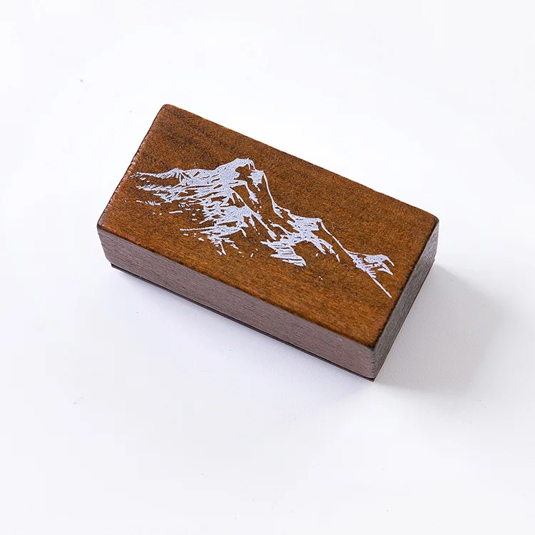 Каваи джунгли набор серии штамп Diy деревянные и резиновые штампы печать для