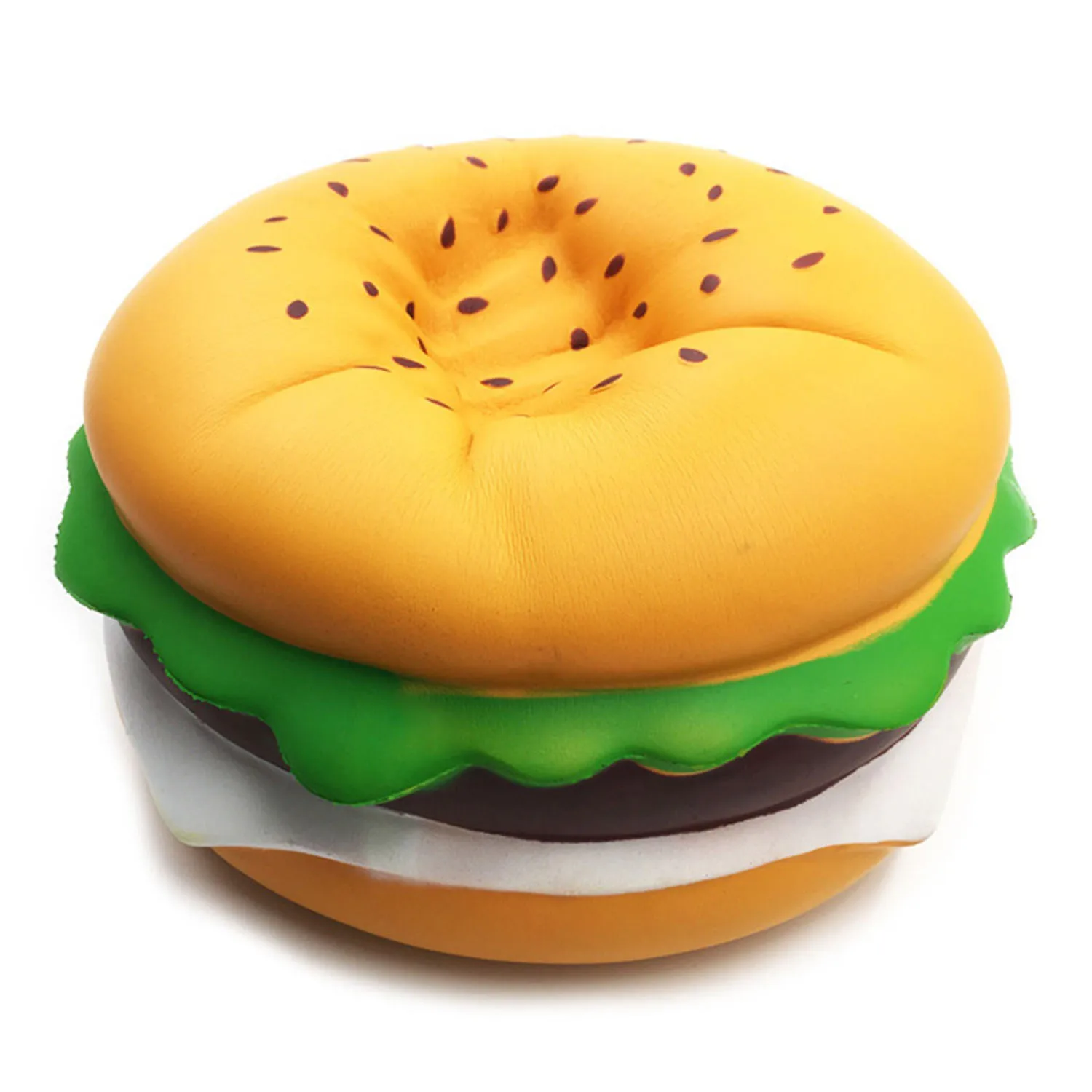 

Besegad Cute Slow Rising Big Squishy Hamburger Squishies Food Bread Jumbo Squeeze Decompression Toy for Relieves Stress Anxiety
