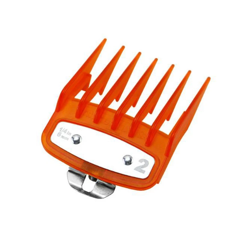 

EAS-8 Pcs Professional Limit Comb Cutting Guide Combs 1.5/3/4.5/6/10/13/15/19Mm Set,Ran Color